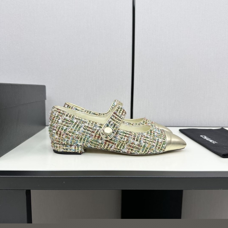 Ch*el flat shoes